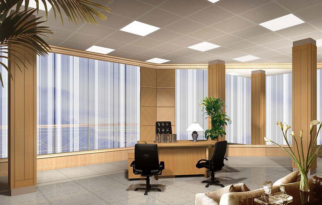 LED Panel Lights Office Lighting Project